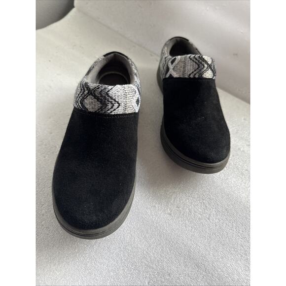Dansko Shoe Clog Womens Us 8.5 Comfort Work Black Velvet Woven Print Size 39 - Picture 13 of 14